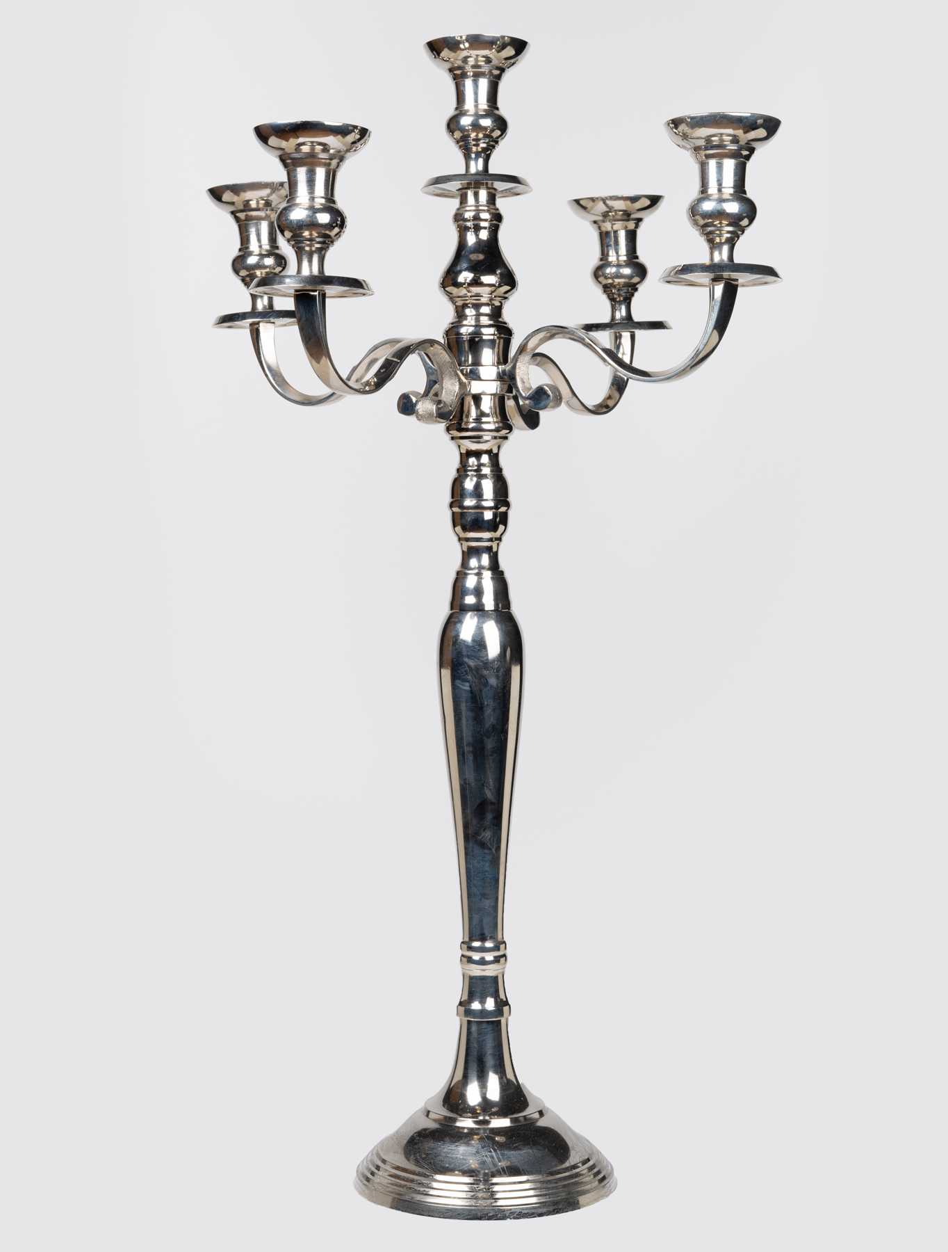 Candelabro plata